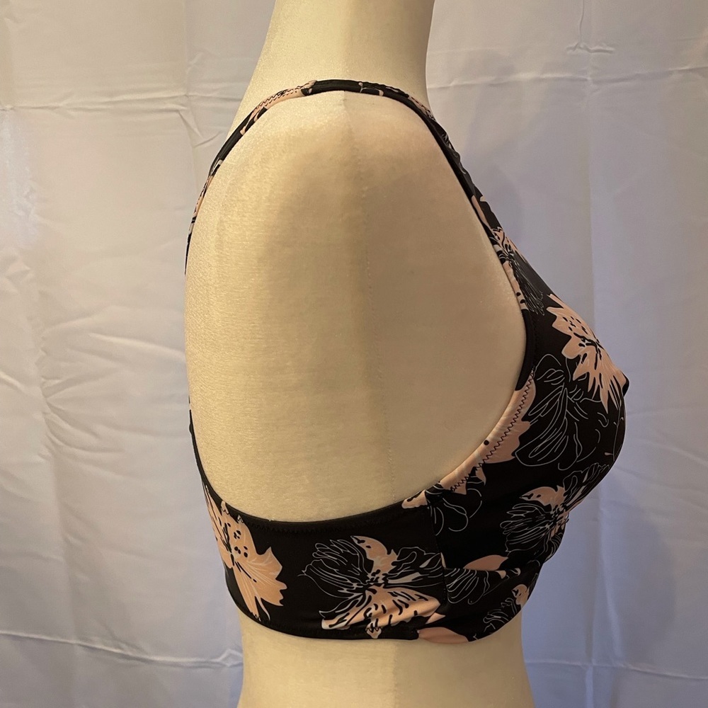 Blooming Jelly 2 Piece Swimsuit Size M Black and Pink - Picture 4 of 14